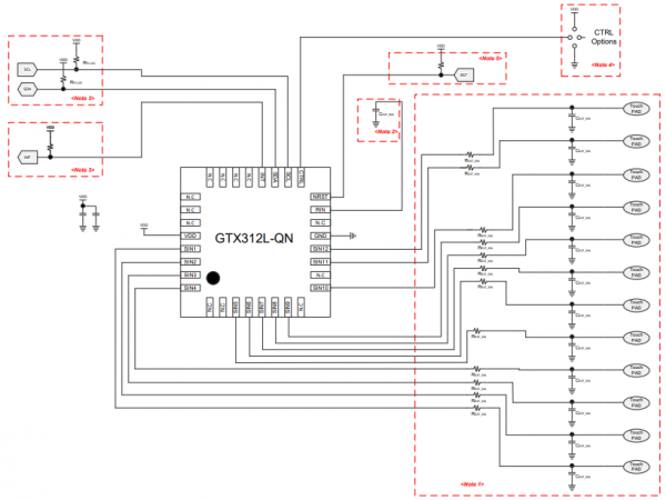 GTX312L比TSM12太阳成集团更具优势的智能门锁触摸芯片方案(图1)